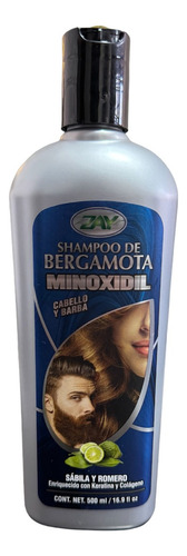  Shampoo Bergamota Con Minoxidil Premium Crecimiento Anti Cai