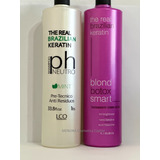 Kit Shampoo Neutro + Bottox Smart 1 Litro The Real Brazilian