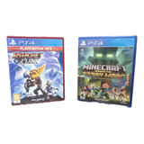 Ratchet & Clank + Minecraft Story Mode Sesión2 Playstation 4