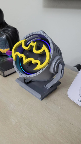 Base Soporte Para Alexa Echo Dot 3 Batiseñal De Batman Dark