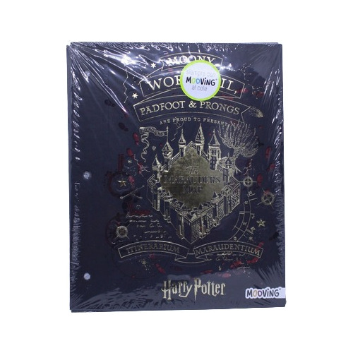 Carpeta Escolar N3 Dos Tapas Harry Potter Casas Reliquias