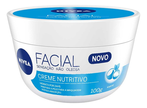 Creme Hidratante Facial 5 Em 1 Nutritivo 100g Nívea