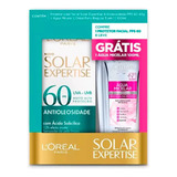 Protetor Solar Facial L'oréal Fps60 + Água Micelar 100ml