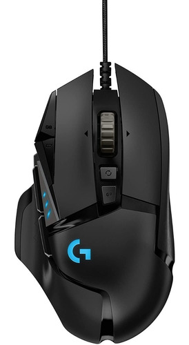 Mouse Gamer Ergonómico Logitech G502 Hero Rgb Alámbrico