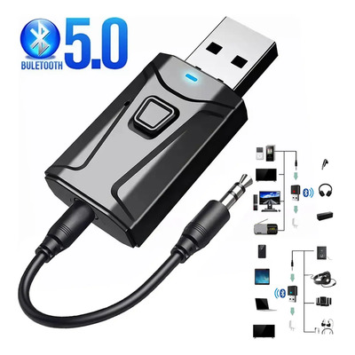 Transmisor Receptor Bluetooth 5.0, Audio Inalámbrico 2 En 1 \u002Faomu | Meses sin interés