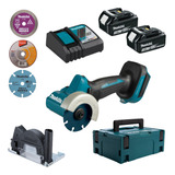 Kit Cortador Makita 76mm Dmc300z De 18v 2x3.0 Ah + Cargador