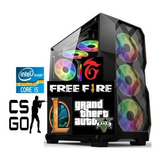 Cpu Pc Gamer Intel  Core I5 8gb Ssd240 4gb De Vídeo 128 Bits
