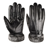 Guantes De Piel R's, Cálidos Para Invierno, Para Moto, Esquí