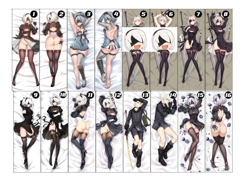 Dakimakura 2b Nier Automata 2 Lados Funda+ Relleno 50 X 150