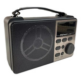 Radio Am/fm/usb/bt Fox Tech Recargable Con Pantalla Led Color Variable