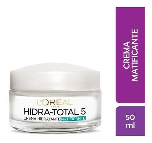 Crema Facial Matificante L'oréal Paris Hidra Total 5
