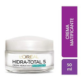 Crema Facial Matificante L'oréal Paris Hidra Total 5