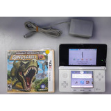 Nintendo 3ds Branco + Jogo Original Midia Fisica