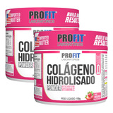 2x Colágeno Hidrolisado C/ Vitamina C - 150g - Profit Labs