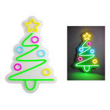 Letrero Neon Arbol D Navidad Iluminacion Decoracion Casa Led