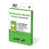 Kit Sim Cricket Wireless 3 En 1 - Trae Tu Propio Teléfono - 