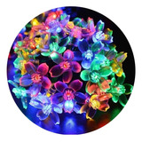 Guirnalda De Luces Solares Con 20 Flores Led Para Decoración