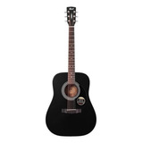 Guitarra Electroacústica Cort Standard Ad810e Para Diestros Black Satin Satin