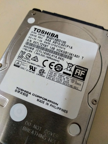 Disco Duro Hdd Notebook 1t Toshiba 