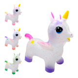 Montable Caballito Unicornio Animalito Inflable Brinca 