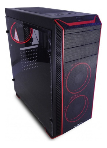 Gabinete Gamer Aureox Hebe Arx 340g 3x Fan Vidrio Templado