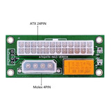 Add2psu Molex + Relay Conecta 2 Fuente Minería Rig Sata E