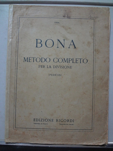 Livro Bona Metodo Completo Em Italiano Pedron