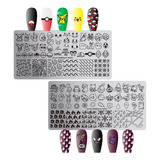 Placa Metálica Stamping Nail Art - Motivos A Elección