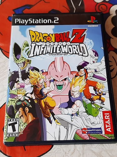 Caja Y Manual De Dragon Ball Z Infinite World Ps2,sin Juego.
