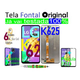 Tela Frontal Original K62 LG( K625)+capinha+cola+película 3d