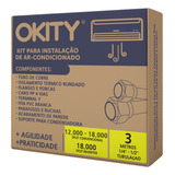 Kit Instalação Ar Split LG Voice Dual Inverter 18.000 - 3mts