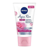 Sabonete Esfoliante Facial Aqua Rose 3 Em 1 150ml Nivea 