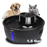 Sibays 1.5gal Fuente De Agua Grande Para Perros En El Interi