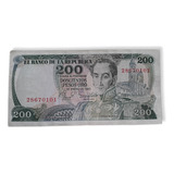 Colombia 200 Pesos Oro 1 De Enero De 1980