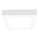 Foco Panel Plafon Led 12w Aplicar Cuadrado 17x17cm Luz Blanco Calido 220v Demasled