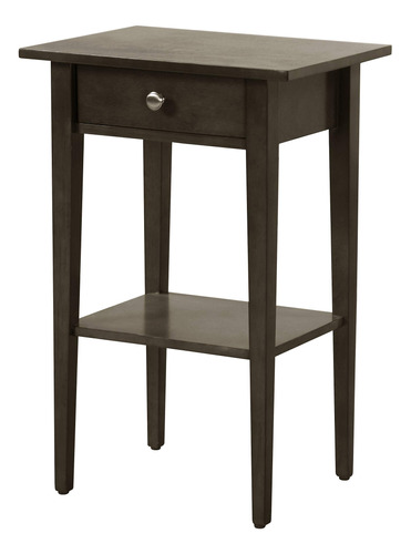 Glory Furniture Dalton Mesita De Noche, Estandar, Gris Ahuma