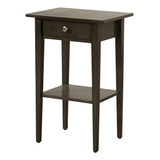 Glory Furniture Dalton Mesita De Noche, Estandar, Gris Ahuma