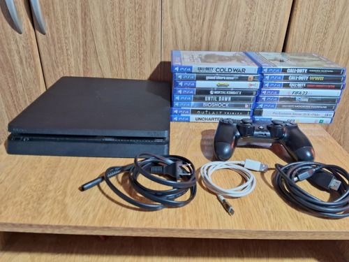 Sony Playstation 4 1tb, 23 Juegos Y 1 Joystick