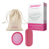 Kit Disco Menstrual Feminist Modelo B Com Bag Silicone Asós