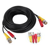 Cable De Extensión De Cámara De Seguridad Bnc+dc Para Alimen