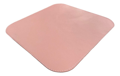 Mousepad Pequeno Deskpad Couro Ecológico 20x20 Minimalista