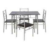 Comedor 4 Personas. Mesa Con 4 Sillas. Incluye Envio