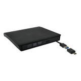 Unidad Cd Dvd Externa Usb 3.0 Alta Velocidad Portátil Lector