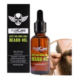 Aceite Max Care Para Barba 30ml Barberia 