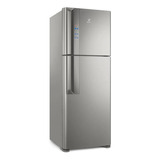 Heladera Frost Free Electrolux Top Freezer Df56 Plata Con Freezer 474l 220v