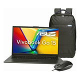 Asus Vivobook 15 Intel Core I3 Incluye Mouse Y Mochila