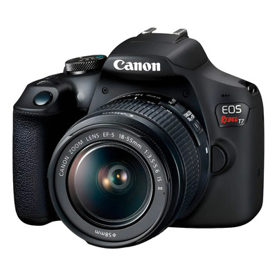 Cámara Canon Eos Rebel T7 Con Kit Ef-s 18-55mm Wifi 24,1 Mpx | Mismo precio en cuotas