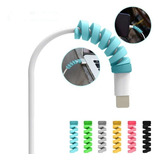 Kit 4 Pzs Protector De Cable Usb Para Android O iPhone