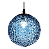 Lámparas Colgantes Vidrio Azul Cobalto Modernas Para Cocina