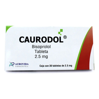Caurodol Bisoprolol 2.5 Mg Con 30 Tabletas- Aurovida | Envío gratis